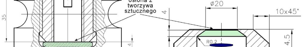 kopalń, gdzie transpondery były zabudowywane w masywnych metalowych kształtkach montowanych do elementów maszyn górniczych (rys. 4.1).