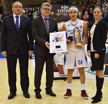 MVP FINAŁOWEGO TURNIEJU PPK Hind Ben Abdelkader (Wisła Can-Pack Kraków) KLASYFIKACJA STRZELCÓW: Lp. Zawodniczka Drużyna Mecze Punkty Punkty śr. suma 1. Sharnee Zoll 1KS Ślęza Wrocław 3 43 14.33 2.