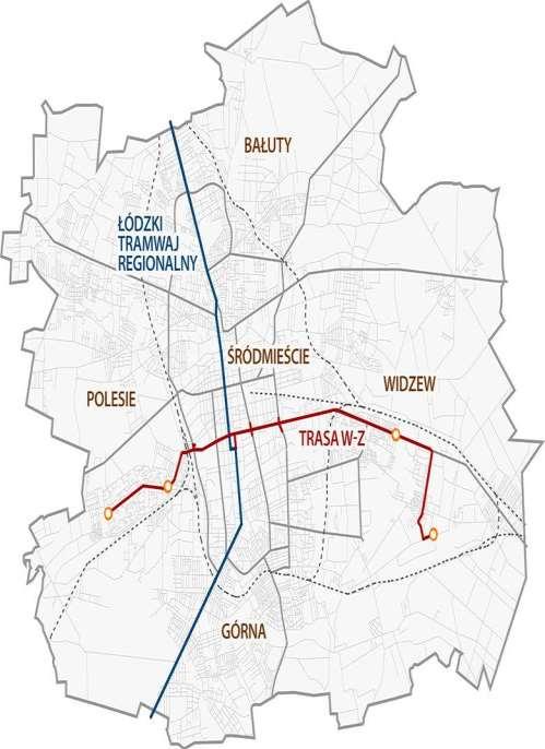 Przykład koordynacji robót: Łódzka trasa W-Z Rozbudowa i modernizacja trasy