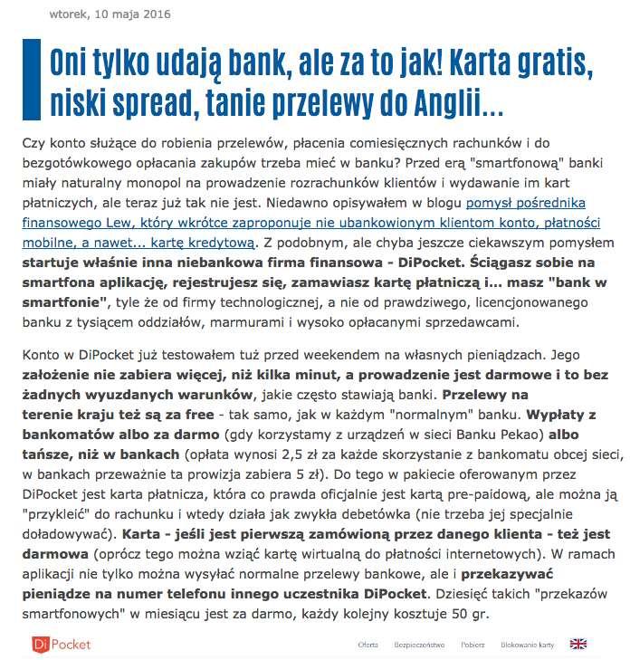 Media o nas Jeden z najpopularnieszjych bloggerów finansowych w Polsce http://samcik.blox.