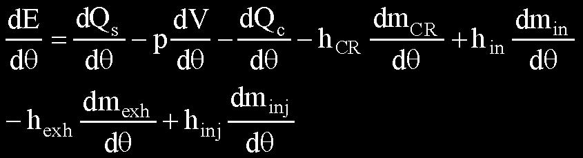 Then in Wankel engine the mass balance can be presented in the following form: Teoretyczny względny czasoprzekrój okna wylotowego i dolotowego jest przedstawiony na rys. 3 dla jednej komory roboczej.