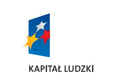 Rys. 7 Logo PO KL w formie uzupełniającej* Logotyp PO KL w