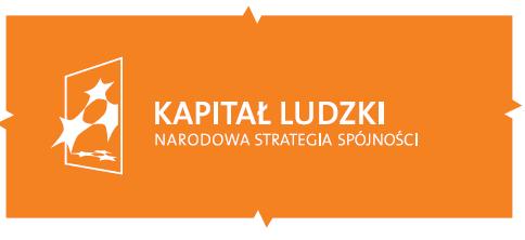 Logotyp PO KL wariant jednokolorowy na tle Programu Dopuszcza się stosowanie znaku w wariantach jednobarwnych monochromatycznych, na dowolnym tle kolorystycznym, należy tylko pamiętać, aby unikać