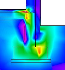 Due to high ampleness, only exemplary simulation results are hereby attached; they are presented by rendered maps. [Fig.