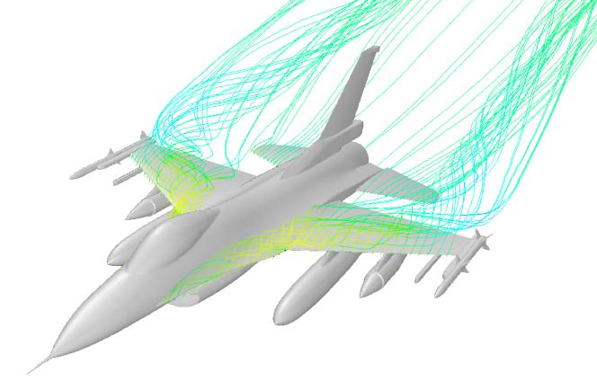 a) b) c) Rys. 11. Charakterystyki aerodynamiczne podwieszeń samolotu F-16C Block 52 