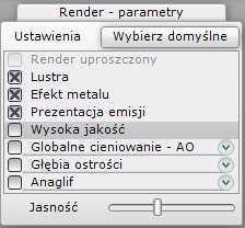 3. Światło punktowe Służy do doświetlania sceny zanim zostaną wstawione fizycznie istniejące źródła światła; może być stosowane do podkreślania efektu mapowania wypukłości przy tworzeniu ilustracji