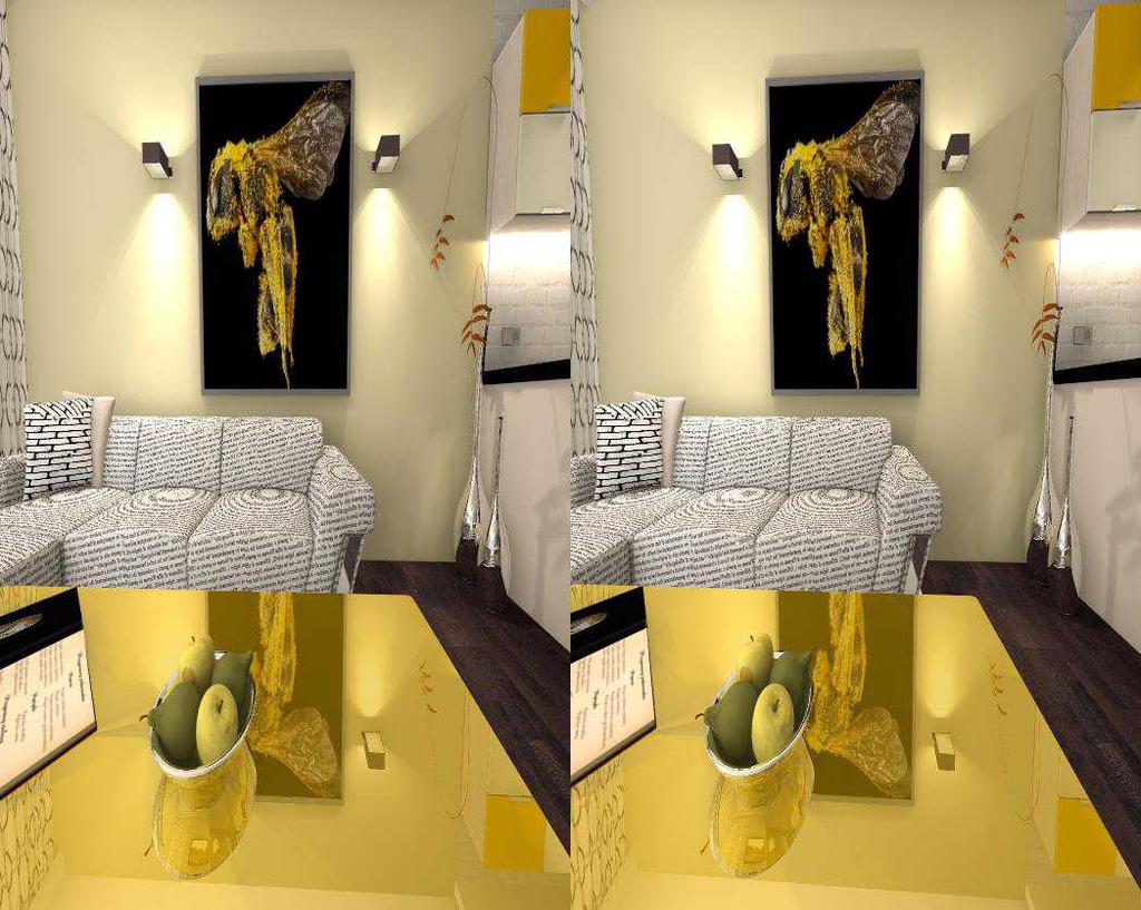 Obrazy stereo w ustawieniu top-bottom oraz sidebyside (d o ich wykonania użyto funkcji Obraz stereo oraz zaawansowanych algorytmów dostępnych jedynie w dodatkowym Module Renderingu Profesjonalnego)