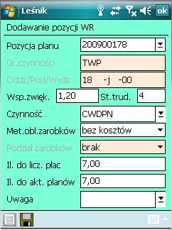 Nr WR Rok Miesiąc Numer nadawany automatycznie Wpisujemy rok Wybieramy miesiąc. Aby wejść w tryb dodawania i korekty poszczególnych pozycji na WR otwieramy <Enter> wybrany dokument.