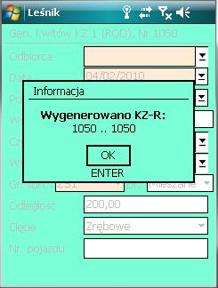 według rodzaju wykonawcy (własny/obcy) i grupy sortymentowe W przypadku wybrania drewna Iglastego lub Liściastego wszystkie sztuki dodane na dokument ROD zostaną podzielone według rodzaju wykonawcy