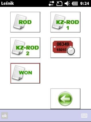 Sporządzenie nagłówka WON polega na wprowadzeniu nazwy Dostawcy (dane pobierane są ze słownika Zespół), określeniu kierunku