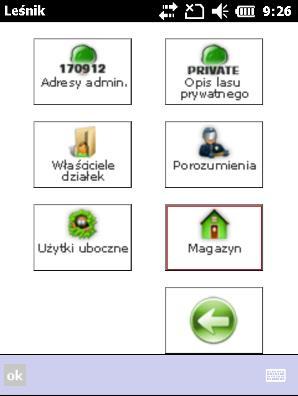 Słownik Magazynów dla produktów niedrzewnych w całości zasilany z SILP.