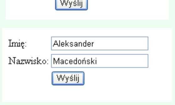 Jak formularze są obsługiwane przez PHP? Po naciśnięciu przycisku Wyślij wizyta zostanie przeniesiona pod adres jakis-skrypt skrypt.php php.