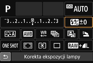 145) * Funkcji oznaczonych gwiazdką nie można ustawić na ekranie szybkich nastaw. Ekran ustawień funkcji <0> Wybierz żądaną funkcję, a następnie naciśnij przycisk <0>.