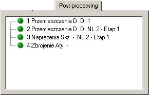 Post-processing * W zakładce "Post-processing" generatora raportów można znaleźć wszystkie widoki post-processingu