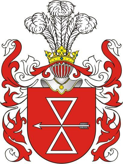 Der polnische Adel und seine Wappen. Band XVII. Obrona - Ozdowa Die adlige polnische Familie Obrona, Wappen Aksak (Akszak, Axak, Kara, Obrona).