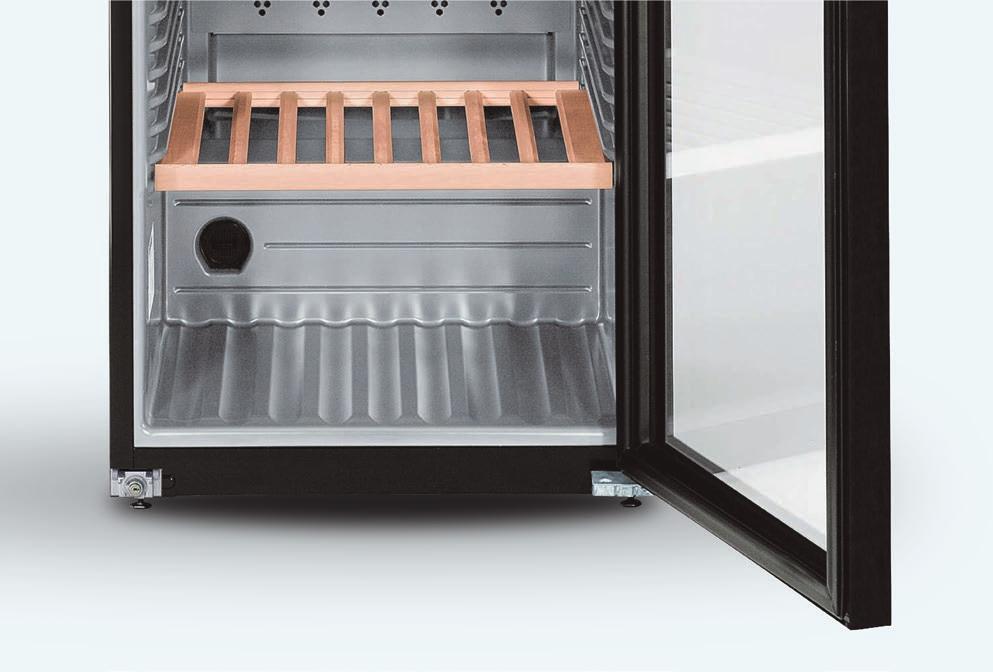 chłodziarce BioFresh można oddzielić nieużywane szuflady przy pomocy płyty Vario dostępnej jako akcesoria.