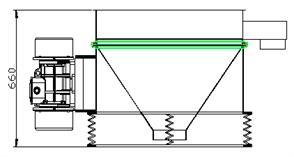 Przesiewacze kontrolne jednonapędowe (silnik z boku urządzenia) z bezpośrednim wysypem Przesiewacze wibracyjne jedno napędowe z bezpośrednim wysypem idealnie nadają się do przesiewania lub filtracji
