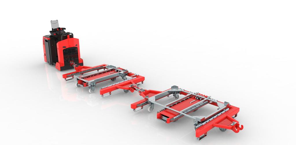 AIO TRANSPORT SYSTEM SYSTEM TRANSPORTOWY AIO is a perfect solution for standardized, not requiring specific products for internal logistics.