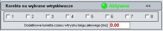 4.8 Opis zakładki ZAAWANSOWANE Zakładka zawiera dodatkowe parametry ułatwiające regulację sytemu. Parametry zostały podzielone tematycznie, a każdy temat można oddzielnie włączać i wyłączać. 4.