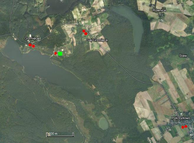 Użytkowy poziom wodonośny nawiercono na głębokości 48,0 do 55,0 m ppt (tj. 37,0-30,0 m n.p.m.). Ryc. 1.