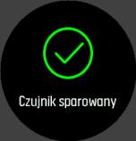 Jeśli urządzenie POD wymaga podania ustawień, takich jak długość korby w przypadku czujnika mocy POD, należy podać te dane podczas procesu parowania.