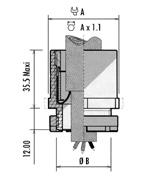 DŁAWNICE KABLOWE DO APLIKACJI MORSKICH CABLE GLAND FOR NAVY dla kabli ze zbrojeniem oplotowym for armoured braided cable BVPE +80 C -20 C BVL +130 C -40 C BVP +80 C -20 C n Stosować dla kabli z