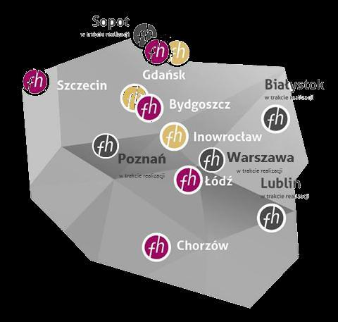 HOTELARSTWO W trakcie budowy jest 5 kolejnych obiektów sieci: w Sopocie, Białymstoku, Poznaniu, Warszawie