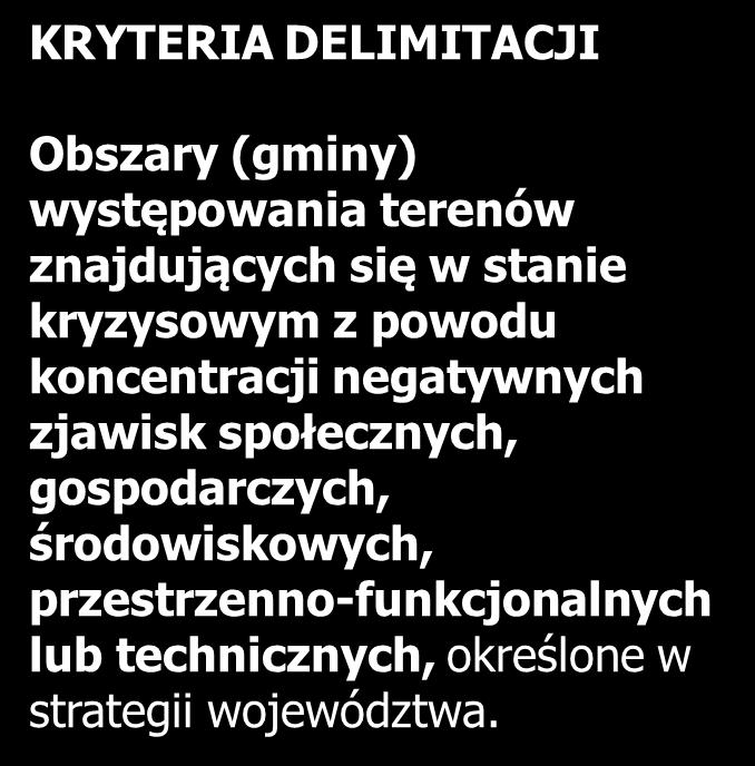 4. DELIMITACJA OBSZARÓW WYMAGAJĄCYCH REWITALIZACJI obszary wymagające