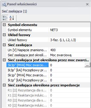 Program umożliwia zaprojektowanie sieci zasilanej z jednego lub wielu źródeł równolegle. Poza siecią zasilającą możliwe jest jeszcze zasilanie z generatora (patrz rozdz. 5.3). 1.