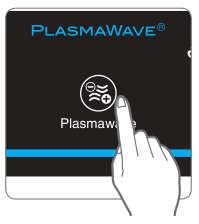 PLASMA WAVE & WSKAŹNIK JAKOŚCI POWIETRZA (AIR QUALITY INDICATOR) 5. Plasma Wave Plasma Wave uruchamia się domyślnie po włączeniu urządzenia. 1.