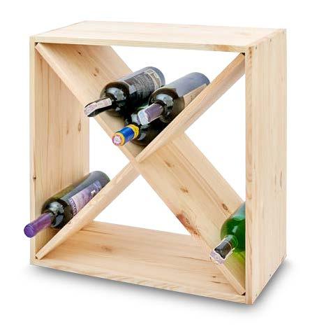 PRZEHOWYWNIE WIN / WINE STORGE 317100 Regał drewniany