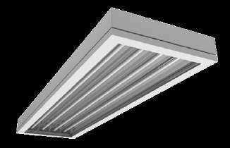 IK 07 IK 10 LUGHALLE IP65 NEW NEW CORNER oprawa przemysłowa na świetlówki liniowe T5, nowoczesna alternatywa opraw typu high-bay industrial luminaire for linear fluorescent lamps T5, modern