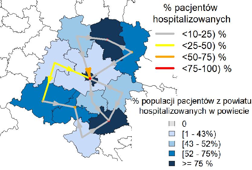 Pacjenci z powiatów województwa opolskiego najczęściej leczyli się w Opolu.