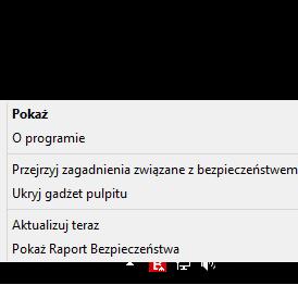 3. Kliknij link Wybierz które ikony są wyświetlane na pasku zadań okno Powiadomienia & akcji. 4. Włącz przełącznik obok Agenta Bitdefender.