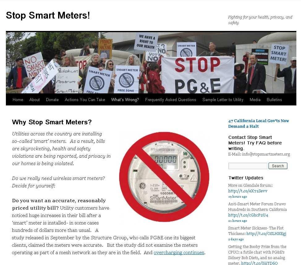 Społeczny sprzeciw wobec smart meters