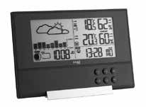 Współpracuje z maksymalnie 3 czujnikami temperatury i wilgotności (zasięg max. 30 m).