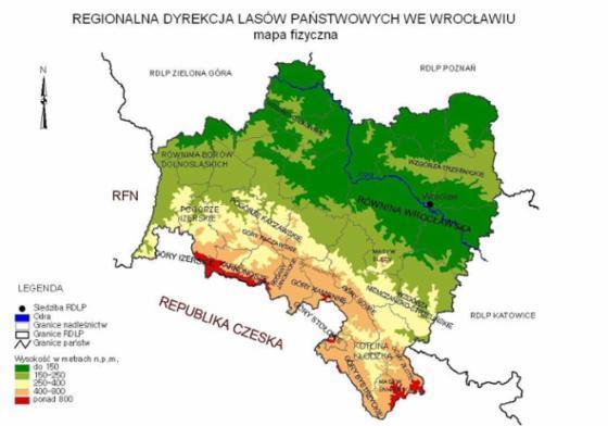 Założenia monitoringu - metodyka Nadleśnictwo Miękinia Nadleśnictwo Milicz Nadleśnictwo Żmigród Nadleśnictwo Bardo Śląskie Nadleśnictwo Bystrzyca Kłodzka Nadleśnictwo Henryków Nadleśnictwo Jawor