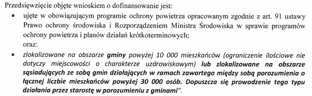 Program Ograniczania Niskiej Emisji Przygotowanie efektywnej formy finansowania Departament Środowiska Urzędu Marszałkowskiego, Wojewódzki