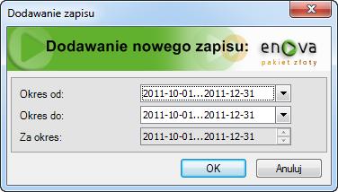 Warto jednak wspomnieć, że w analogiczny sposób w programie można tworzyć własne definicje dokumentów w celu rejestrowania wystąpienia zdarzeń wraz z dokładnym ich opisem i powiązaniami.