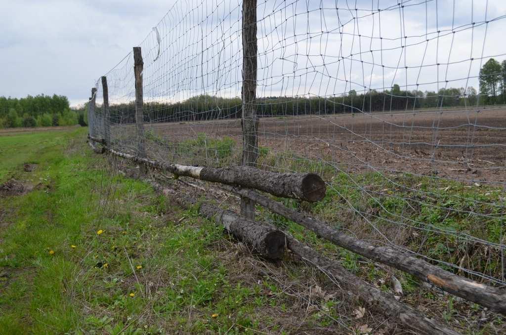 dla dostępu maszyn rolniczych wykonano bramę wjazdową. ZDJĘCIE NR 2.