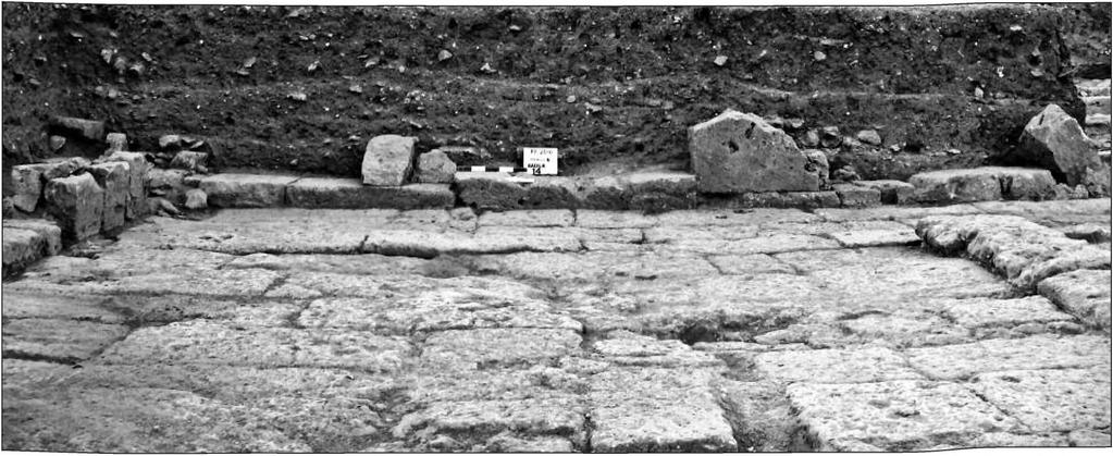side of Baulk 14, above the level of Wall W 155); - accumulation layers (Units 42/10 and 49/10 above the paving in R 84, Unit 53/10 and