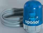 Ogrzewanie/chłodzenie płaszczyznowe Uponor - > Automatyka pokojowa Uponor Akcesoria automatyki pokojowej Uponor 24V Uponor siłownik 24V PRO Siłownik 24V, ze wskaźnikiem otwarty/zamknięty,