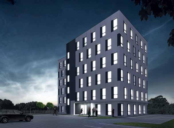 13. 7 ORKANA ST. 18 Location...Lublin, 7 Orkana St. Year of construction...3-4q 2017 Building class...b Total space for rent in m 2...2 667 Available office space in m 2.