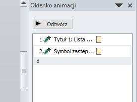 [20/23] PowerPoint Zauważmy, że poszczególnym elementom listy zostały przypisane cyfr od 3 do 7, natomiast całemu obszarowi zawartości z tłem została przyporządkowana cyfra 2.