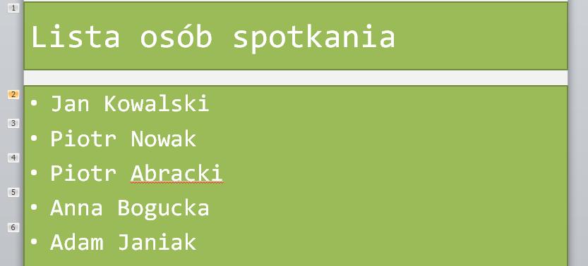 [21/23] PowerPoint Po usunięciu efektu dla pola obszaru zawartości otrzymamy następujący obraz: Rysunek 43.