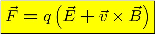 Ruch cząstek naładowanych w polach elektrycznym i magnetycznym Siła Lorentza działająca na cząstkę obdarzoną ładunkiem elektrycznym q, poruszającą się w polu elektromagnetycznym.