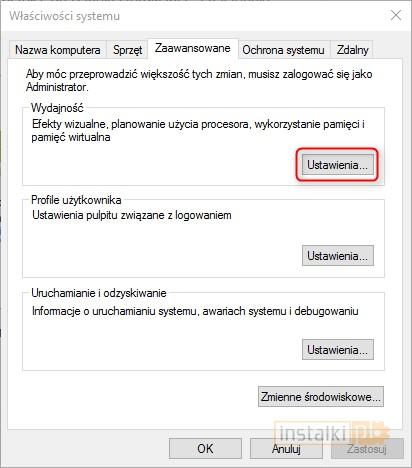 usunięte. Odbywa się to z poziomu bocznego menu. Przeniesienie pliku stronicowania 1. Niektóre tymczasowe pliki systemu są przechowywane w pamięci RAM.