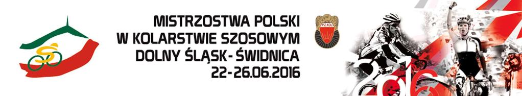 Strona/Page 1 Organizator: Data / Date: Dystans/Distance: Prędkość/Avarage: Lang Team, Ślęza Sobótka, PZKol 24.06.2016 14:00 125 km Juniorzy 36.