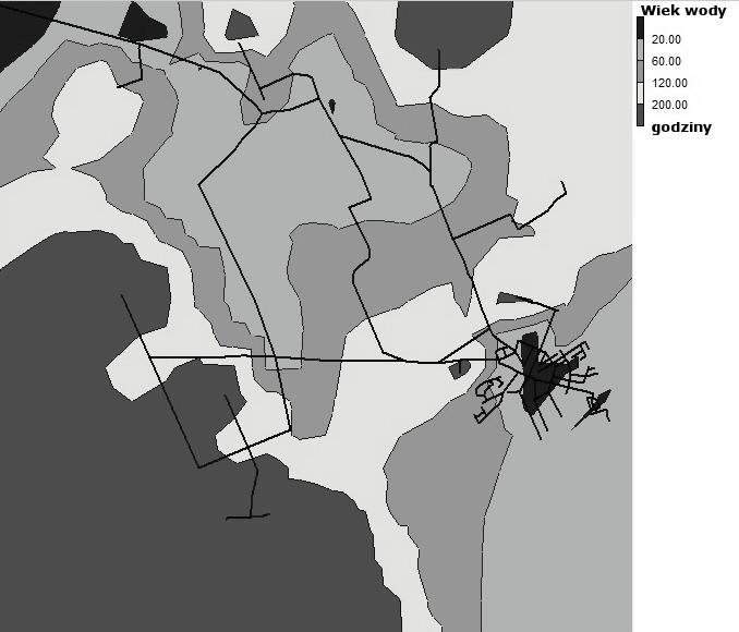 102 Studia i materiały EKONOMIA I ŚRODOWISKO 1 (56) 2016 W wyniku przeprowadzonej symulacji dla wariantu odwzorowującgo stan rzeczywisty (rysunek 2, 5, 6) stwierdzono istnienie wielu obszarów sieci