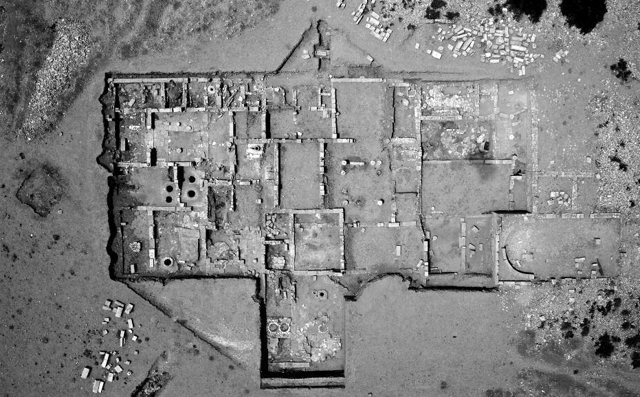 Aerial view of the excavated area in 2008 (Photo M. Bogacki).